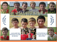 L'invitation des 40 ans de Val�rie